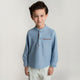 Camisa Tejido De Punto Plumbago Contraste Shedron