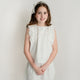 Conj. Blusa Niña Con Olanes Talle Y Falda Enresortada Off White