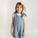 Conjunto Jumper Plumbago Tejido De Punto Con Blusa Olanes
