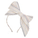 Diadema Hueso Rayas Vino Y Plumbago