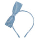 Diadema Orlas Blancas Denim